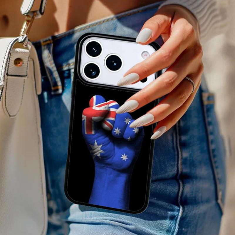 

Australia Flag Phone Case For iPhone 17 Air 14 15 13 12 Max Cover For Apple 14 15 16 16e 11 Pro Max Plus Coque iPhone 15plus