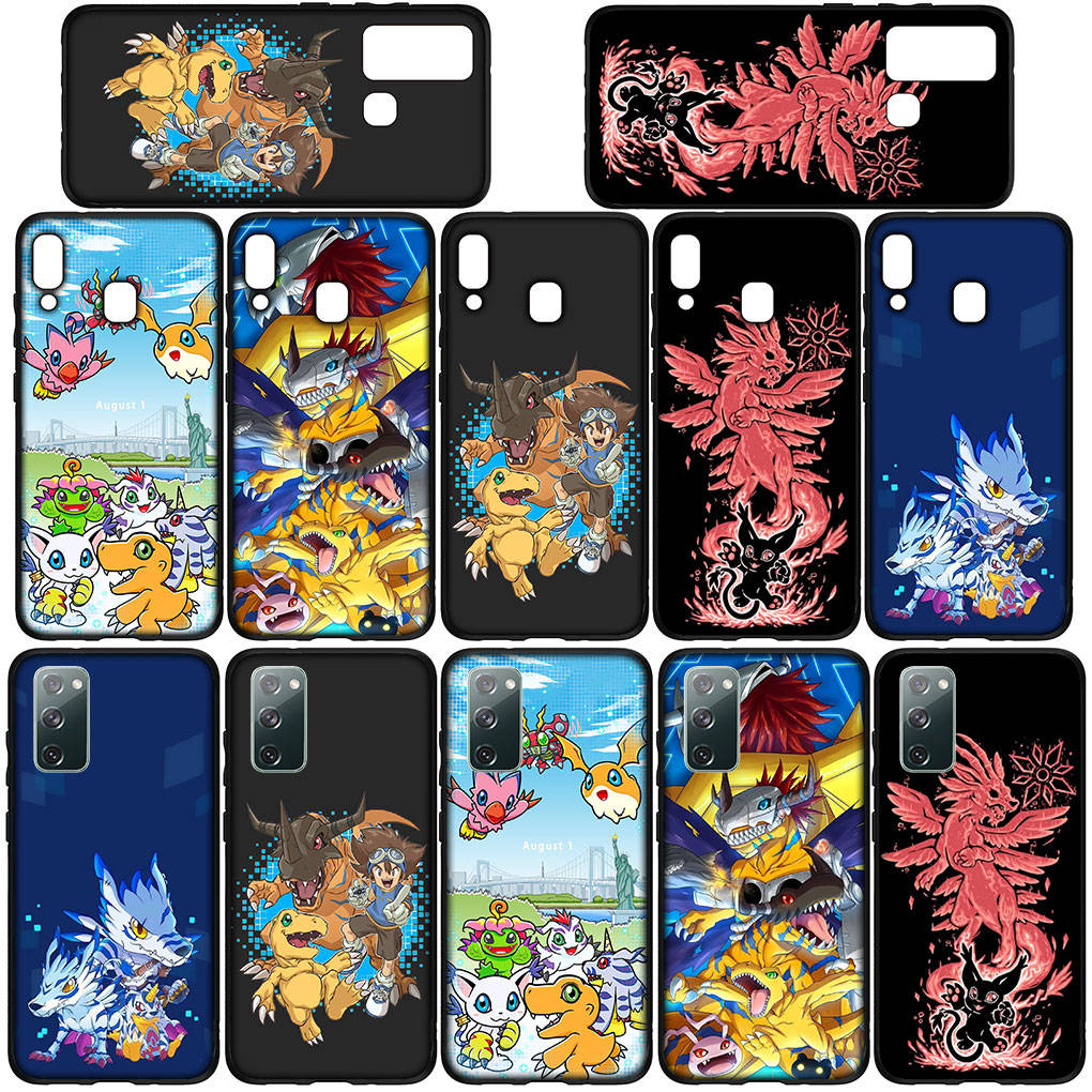 Phone Case for Samsung Galaxy S25 S24 S23 iPhone 16 15 Xiaomi Redmi Note 14 13 12 16E 11 ProOPPO Moto Huawei Digimon Adventure Digital Monster Cover