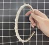 French Retro High Crown Wide-Brimmed Plush Headband for Face Washing and Outings