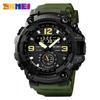SKMEI 1637 montre homme Shockproof Digital Men Watch Dual Movement 3 Time Sport Wristwatch Mens Waterproof Electronic Watches