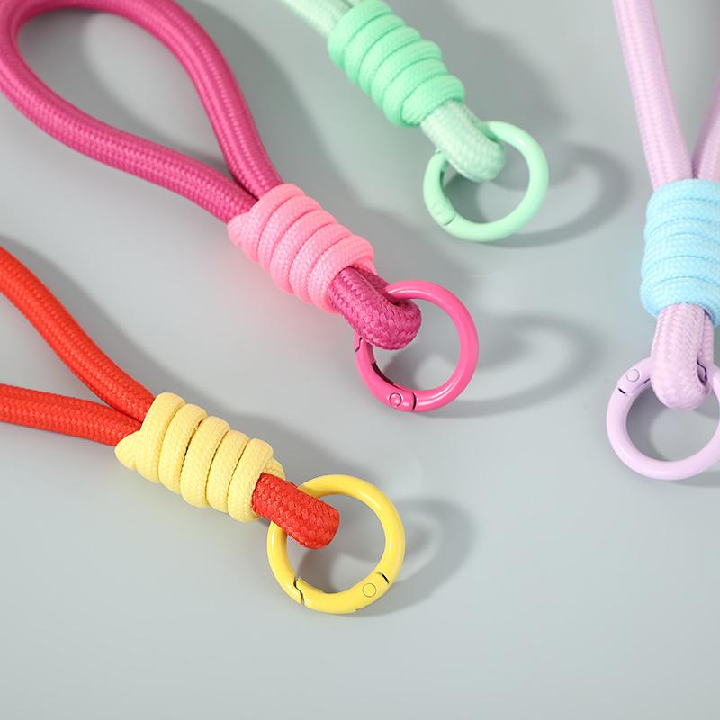 Creative and Simple Mobile Phone Lanyard Color Mobile Phone Rope Multi-purpose Camera Anti-lost Wrist Rope Mobile Phone Chain