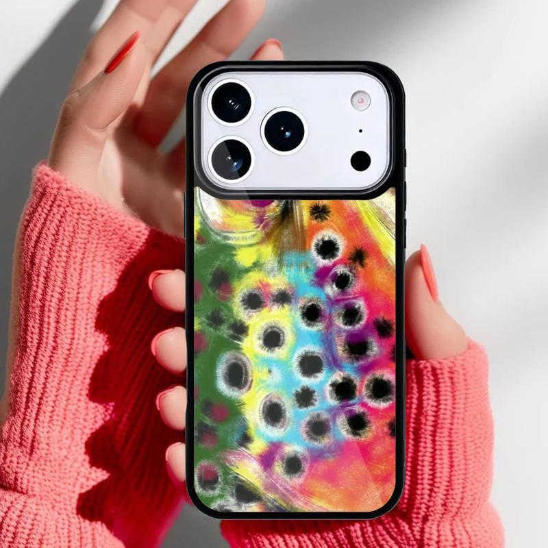 Rainbow Trout Fishing Skin Phone Case for iPhone 17 Air 16e 15 14 13 Pro Max Back Cover for 12 11 Pro Coque