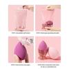 4 Pièces Éponge Maquillage Œuf Houppette Cosmétique Éponges Fond de Teint Houppettes Poudre Accessoires Maquillage Femmes Outils Beauté