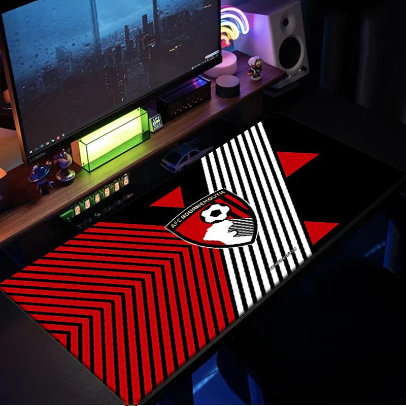 Tappetino per mouse AFC Bournemouth, base in gomma, tappetino da scrivania per esports, tappetino per mouse per giocatori e uso in ufficio, scrivania da gaming, tappetino facile da pulire