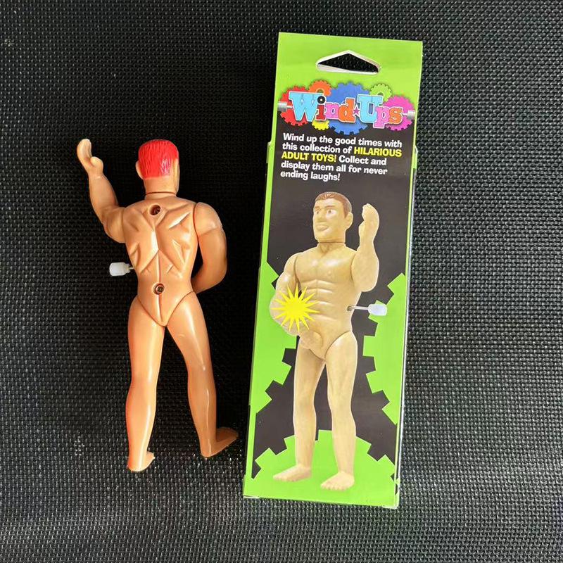 Funny Wind-Up Bachelor Party Gag Toy & Self-Defense Male Masturbation Aid