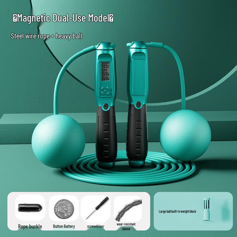 Longchan Dixiang Dinosaur Weighted Steel Wire Jump Rope with Timer & Counter