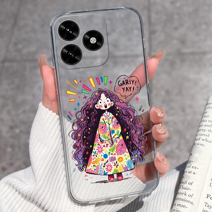 Für Honor X5c Plus X6a X7a X8a 10i 20 20i 50 Pro Lite Hülle Schwarz Kleine Liebesherz-Muster Weich Ultra Dünn TPU Anti-Rutsch Schale Für Honor Handyhüllen