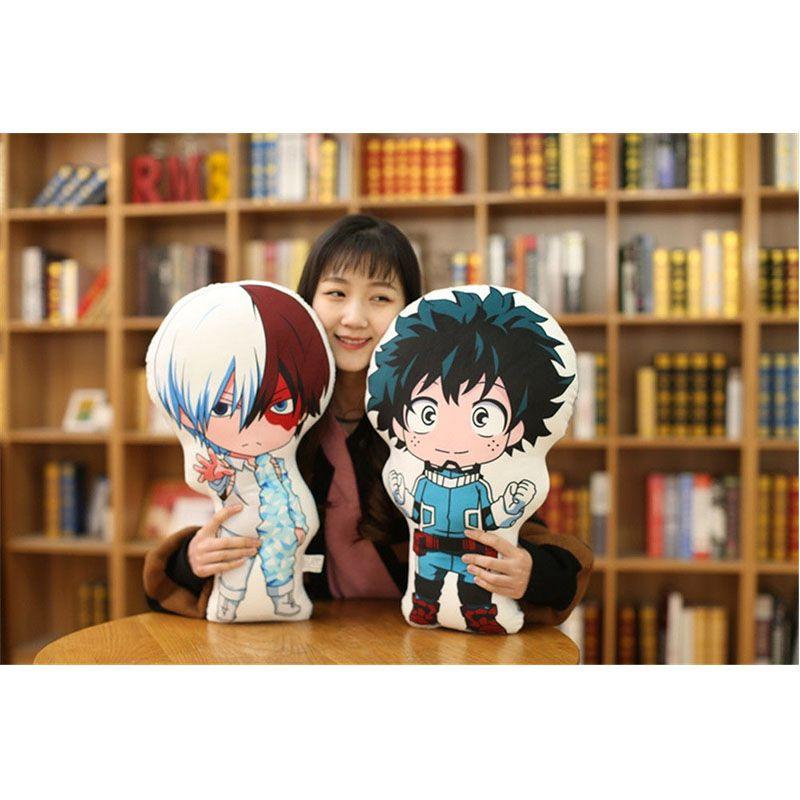 Cozy My Hero Academia Pillow Cushion Featuring Midoriya Izuku And Bakugou Katsuki Designs