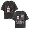 Washed Vintage Rapper Lil Wayne I Am Not A Human Being Graphic Tshirts Men Women Fashion Hip Hop Short Sleeve Oversized T Shirt