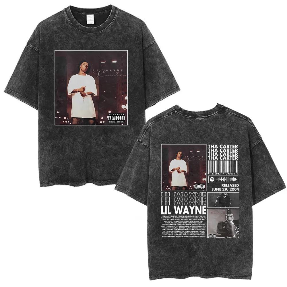 Washed Vintage Rapper Lil Wayne I Am Not A Human Being Graphic Tshirts Men Women Fashion Hip Hop Short Sleeve Oversized T Shirt