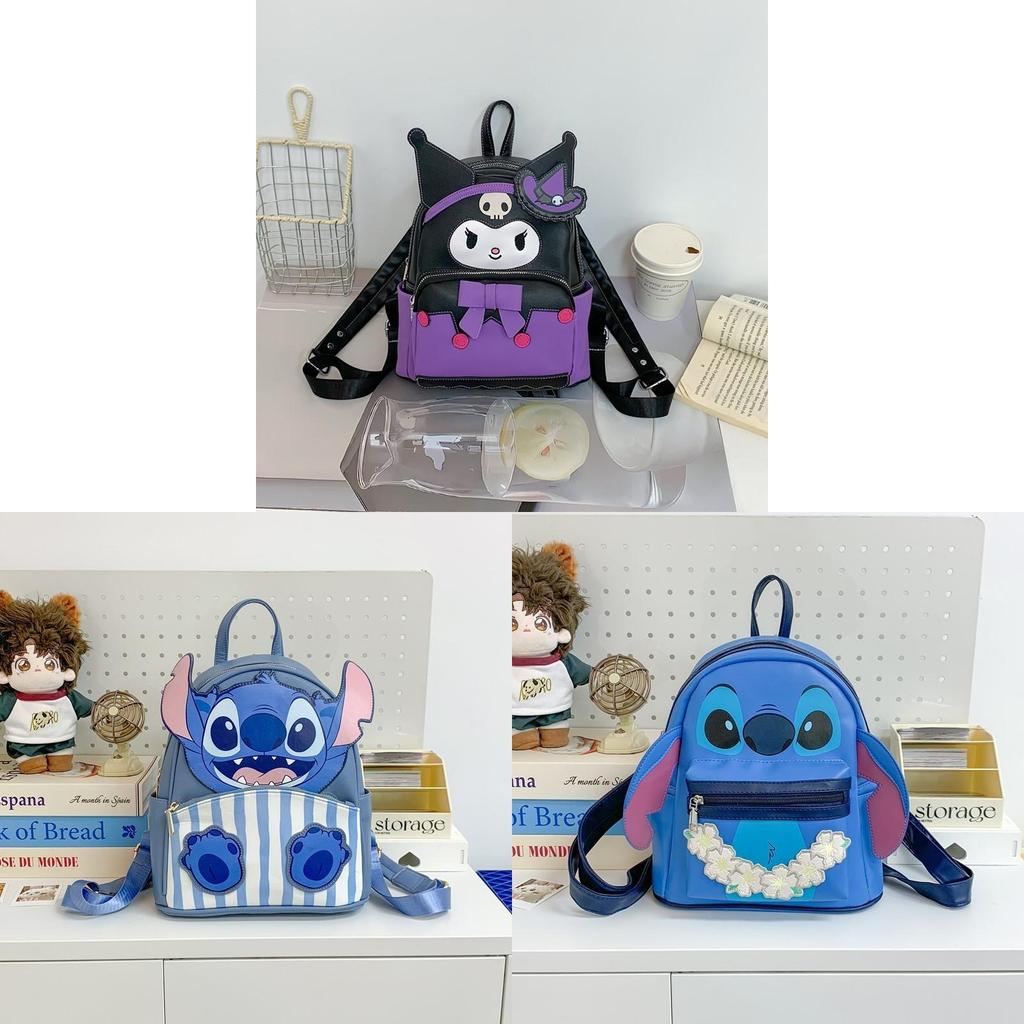 Hello Kitty Girls Mini Backpack With Cartoon Pu Material For Casual Daily Use