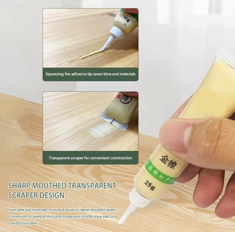 25g Multicolor Wood Repair Paste,Multipurpose Floor Scratch Paint Repair for Table Oak Cabinet,Wooden Furniture Scratch Filler