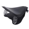 Motorcycle Solo Seat with Spring Bracket Kit Faux Leather Strong Support Universal Fit for Retro