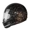 Vintage Full Helmet Four Seasons Men's and Women's Light Commuter Fiberglass Carbon Fiber Cruise Locomotive Motorcycle Helmet