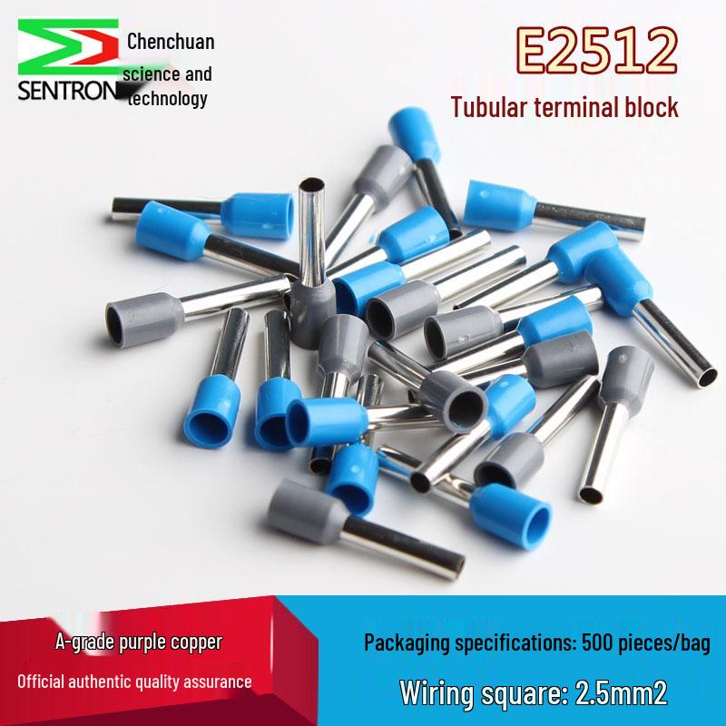 European-Style Pin-Type Crimp Terminal Ferrule E0508 E7508 E1508 E2508 VE0508