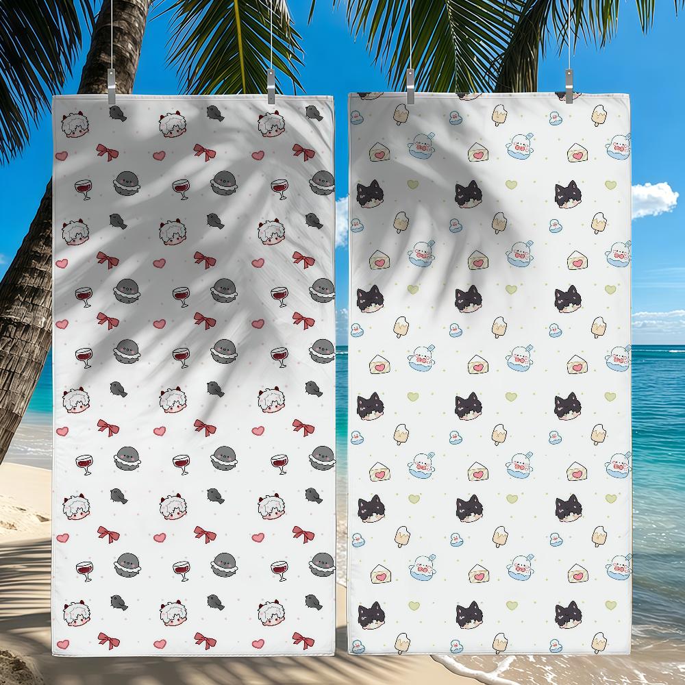 Spiel Love and Deepspace Handtuch Schnelltrocknend Strandhandtücher Sind Geeignet Für Schwimmbäder Camping Yoga Und Das Fitnessstudio