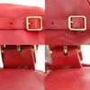 Gucci Bamboo Backpack Daypack 003.3444.0030 Mini Backpack Red Leather Women Used