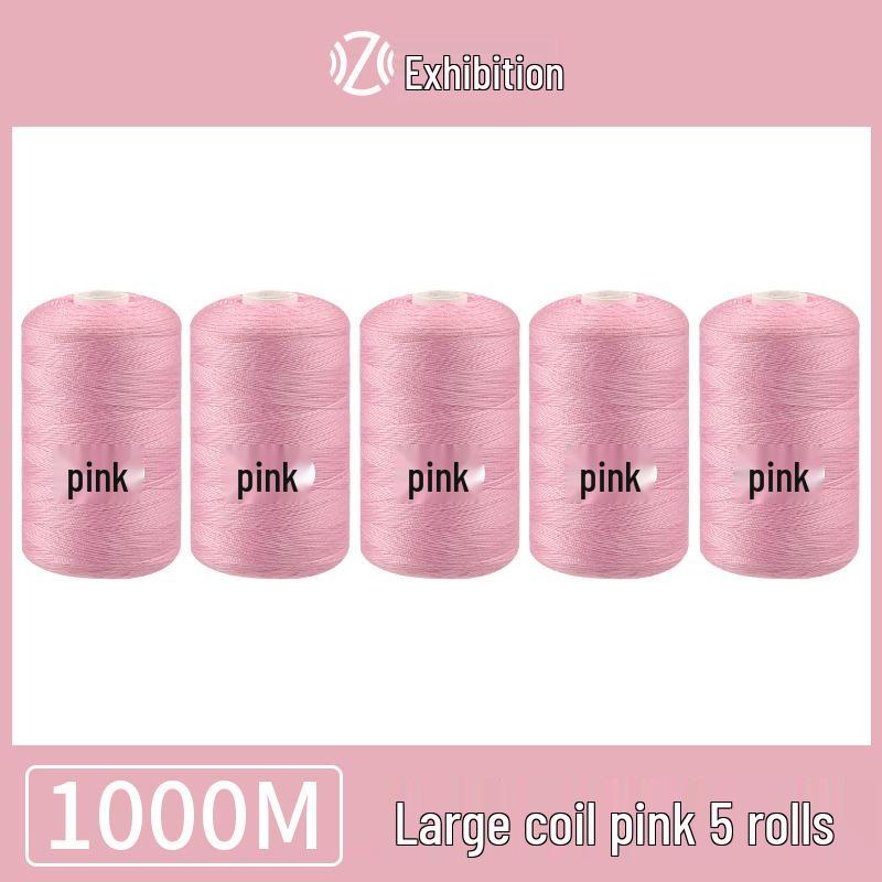 Polyester Sewing Thread - 1000 Yards for Garments & Crafts, Assorted Colors, Small Spool