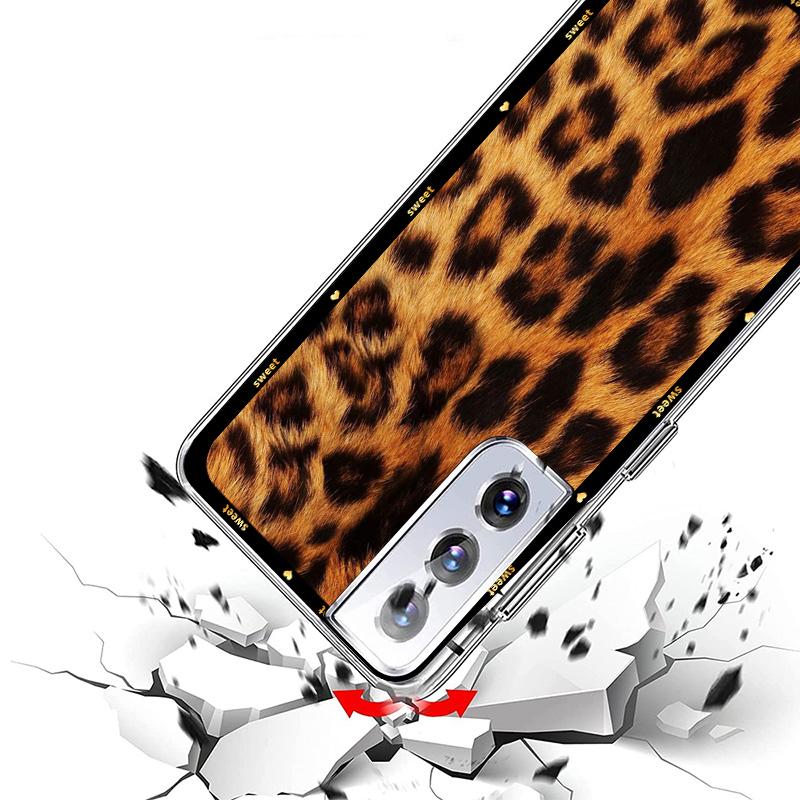 Animal Leopard Print Phone Case For Samsung Galaxy S26 S25 Edge S24 S23 FE S22 Ultra S21 Plus S20 + Fundas Cover Coque Galaxy S2