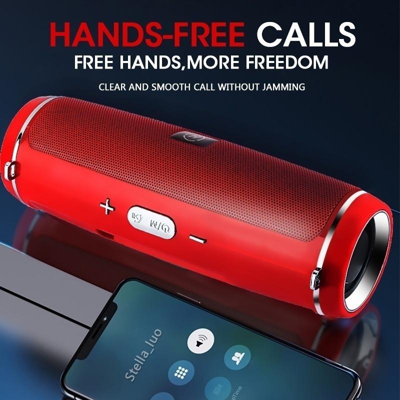 Upgrade Waterproof Outdoor HIFI Column Speaker Wireless Bluetooth Speaker Subwoofer Sound Box Support FM Radio TF Mp3 Player Mobile Phone