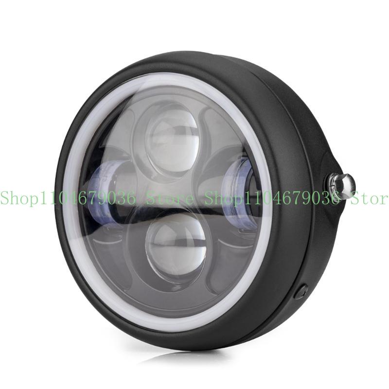 652F Motorcycle LED HeadLight Work Spotlamp 6.5   Offroads Car Boats Truck SUV Driving Fog Lamp Headlamp 12V A2ED3TT307256-BK-N