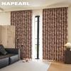 1PC NAPEARL American Retro Blue Background Floral and Bird Print Curtains 70-80% Blackout Curtains for Bedroom Living Room Window for Home Decor