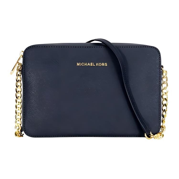 

Michael Kors Jet Set Travel MK Letter Logo Chain Small Square Bag Women Shoulder Bag Dark-Blue 32S4GTVC3L-414 Basic Set (Bag+Dust Bag)
