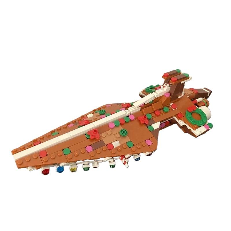 Bricklink Star Movie Weihnachten Lebkuchen Serie Raumschiff 40806 Walker Snowspeeder Bausteine Kinderspielzeug Weihnachtsgeschenk