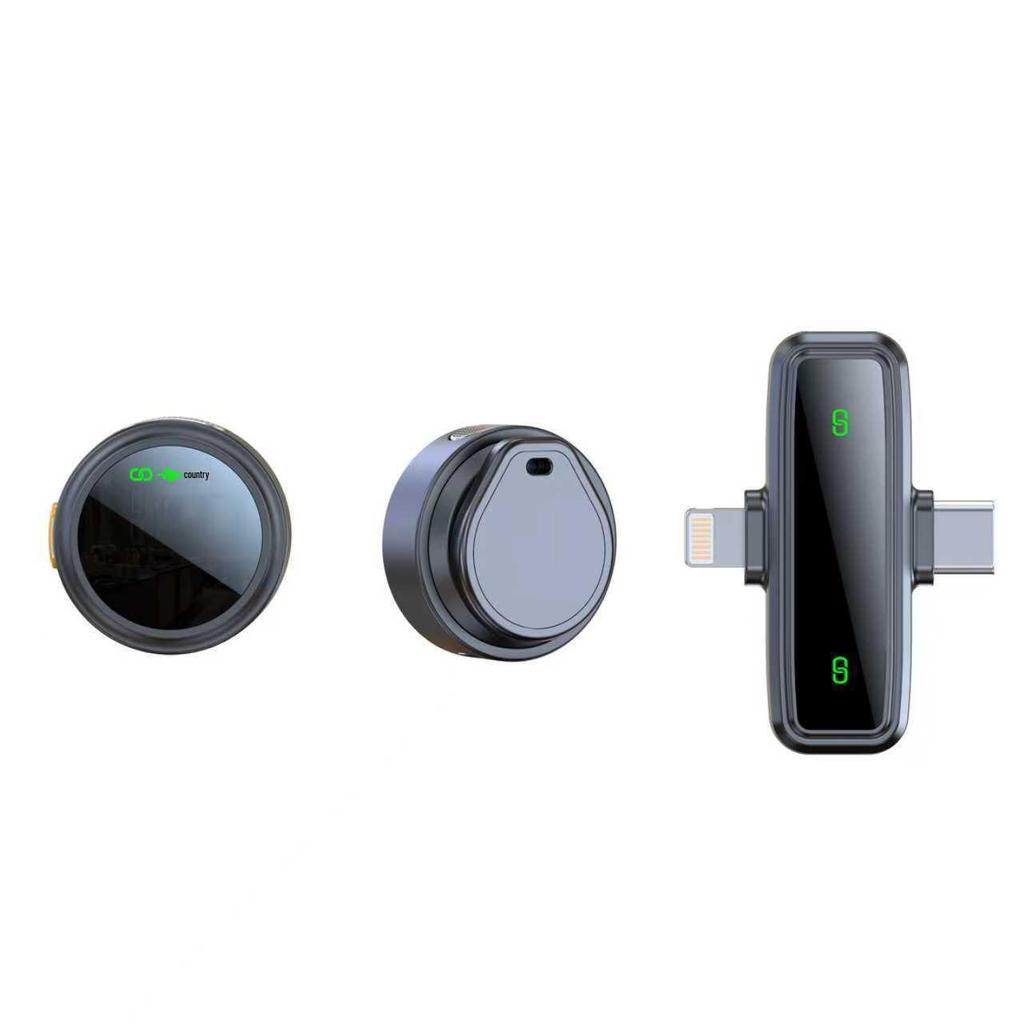 New J81 Lavalier Microphone: Smart Noise Reduction, Wireless J82 Three-in-One Mic