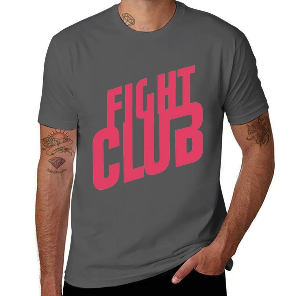Fight Club Logo T Tshirt Modern Print Casual Tshirt