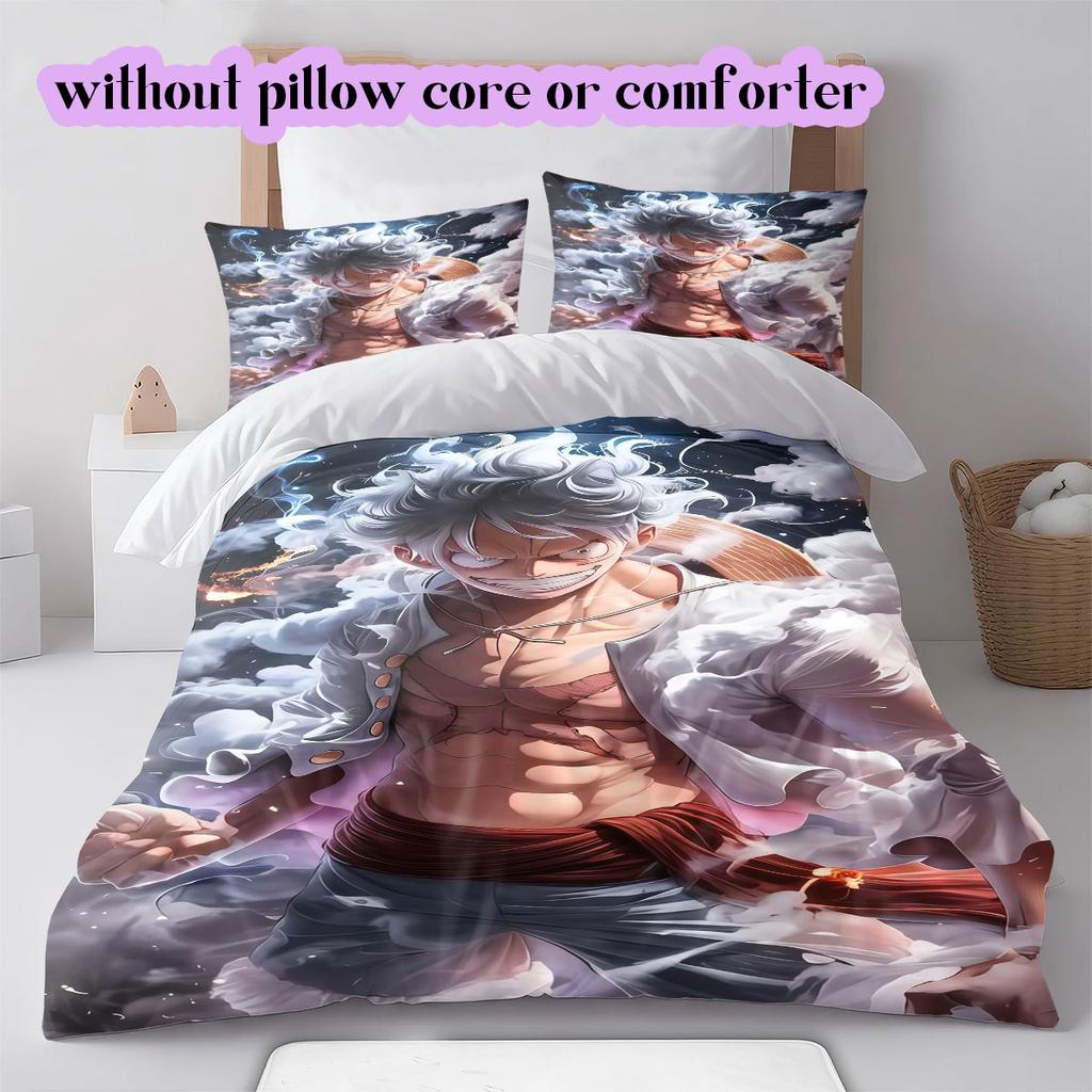 OnePiece Anime Soft and Comfortable Duvet Cover, Children's Bedding Set Gift, Extra Large Size, Various Sizes Available