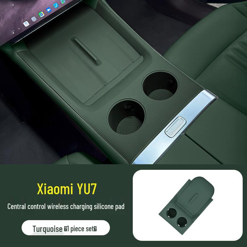 Silicone Mat for Xiaomi YU7: Central Control, Door Panel, Window Lift Handle Protection Pad, Interior Decoration.