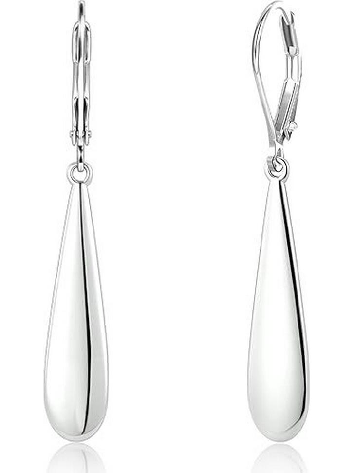 Messing-Ohrhänger mit Tropfenanhänger, 14K Gold plattiert, mit Modedesign