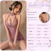 [ADSEXY] Cheongsam Dress 2 Piece Set Sexy Cosplay Baby Doll Sheer Chinese Dress Race Radical Temptation Cheongsam Uniform Chinese Style Disguise