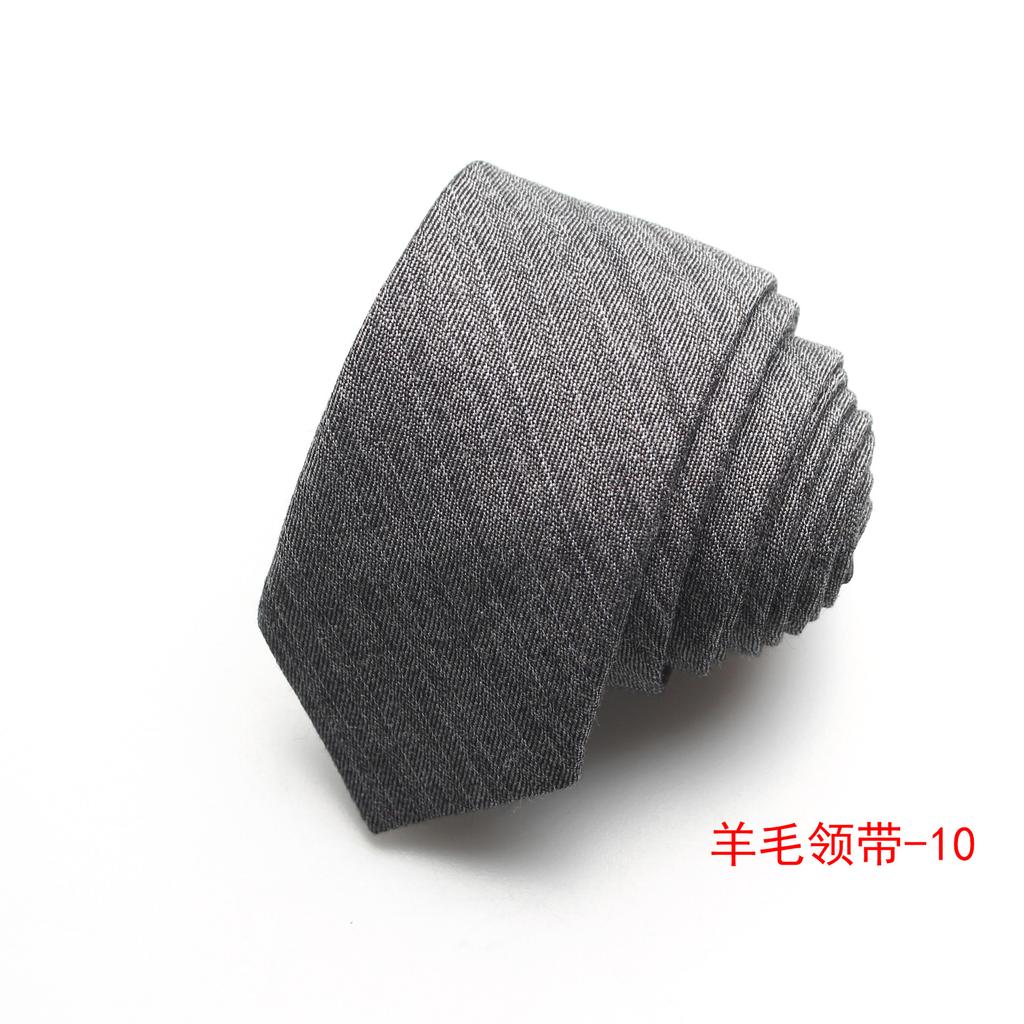 Men'S Business Dress Striped Wool Jacquard 5.5Cm Men'S Tie, Groom Best Man Suit Tie Men'S