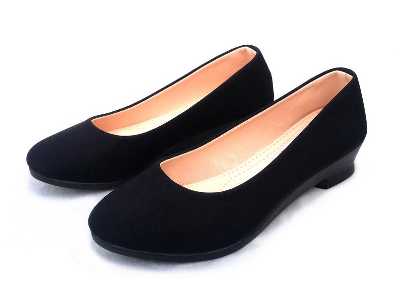 Women's Plain Fashion High Heels: Comfortable Soft Sole Cloth Business Shoes