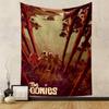 Gobeliny Ścienne Goonies, Sztuka z Filmu Przygodowego lat 80., Retro Dekoracja Ścienna dla Dzieci do Sypialni Męskiego Kącika