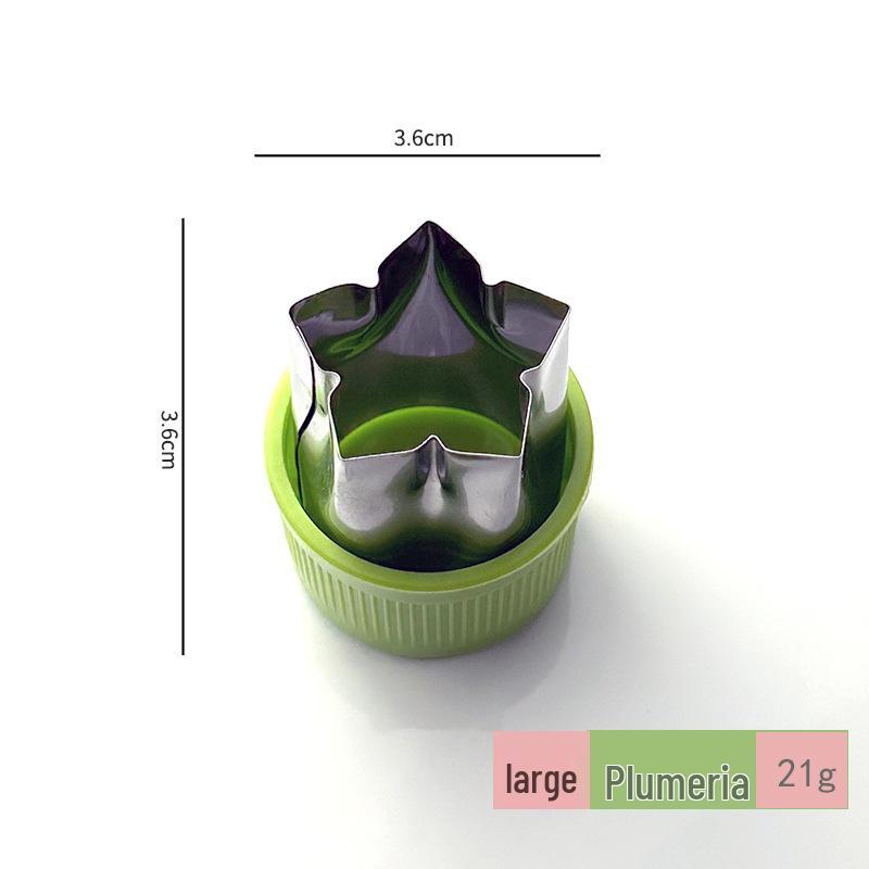 Stainless Steel Farfalle, Vegetable, Fruit, and Sausage Cutter & Cookie Wonton Stamp for Baby Food