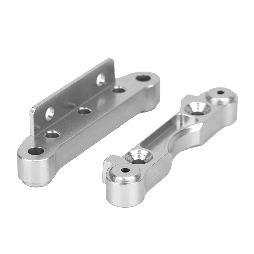 Fit for VRX RH1043   1045 RC Racing Desert Truggy Car Front Swing Arm Holders (Silver)