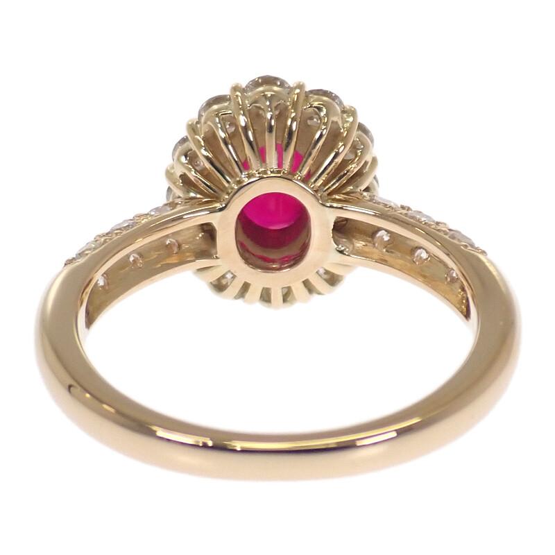 no brand  #14(JP Size) ring K18 yellow gold Women