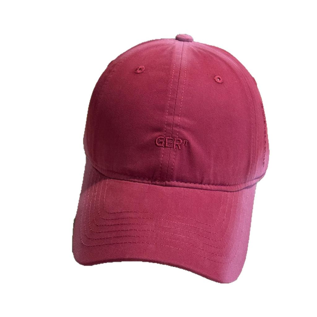 New Letter Embroidered Curved Brim Cap Children's Spring and Summer Casual Versatile Face Small Soft Top Baseball Cap