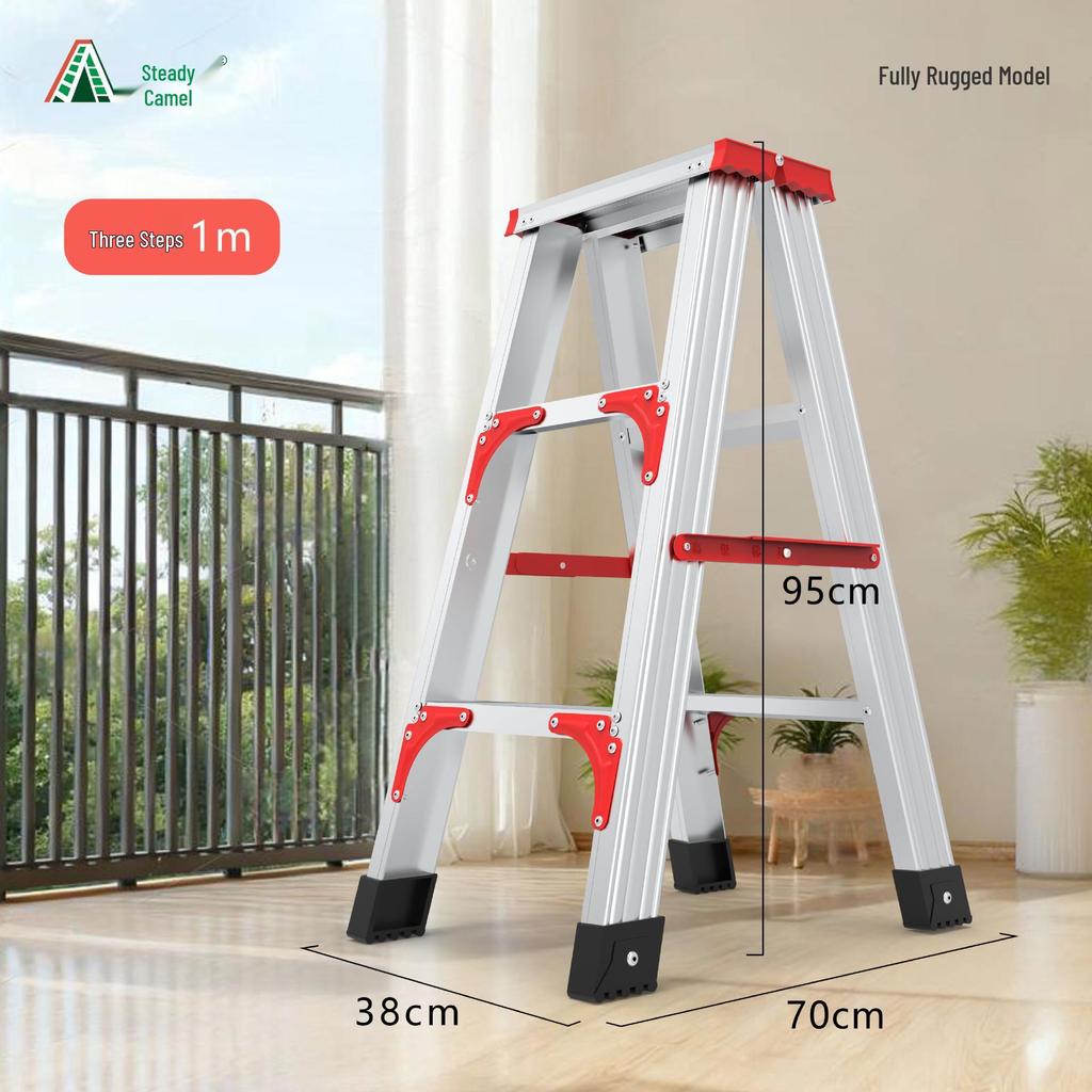 Custom Aluminum A-frame Multi-functional Folding Ladder for Home & Engineering Use