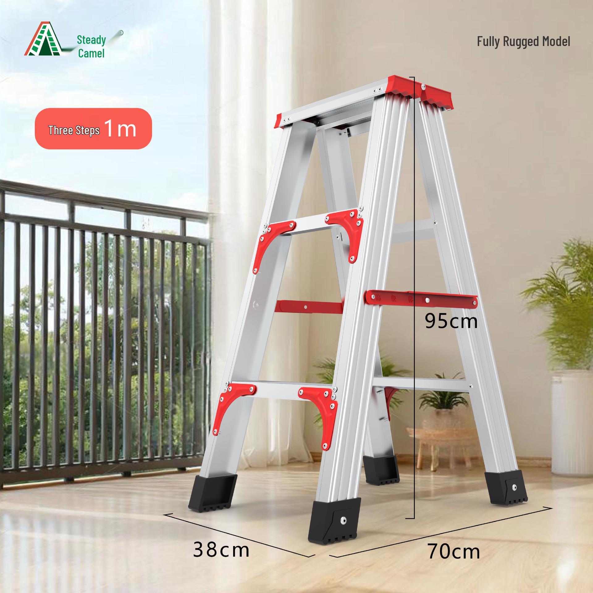 Custom Aluminum A-frame Multi-functional Folding Ladder for Home & Engineering Use
