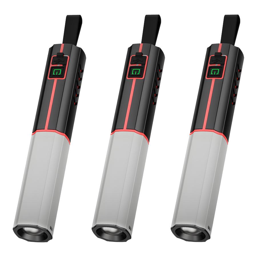 Ultra Bright LED Flashlights Rechargeable Torch Tactical Zoom Aluminum Alloy Flashlight Outdoor Camping Fishing Hanging Lantern