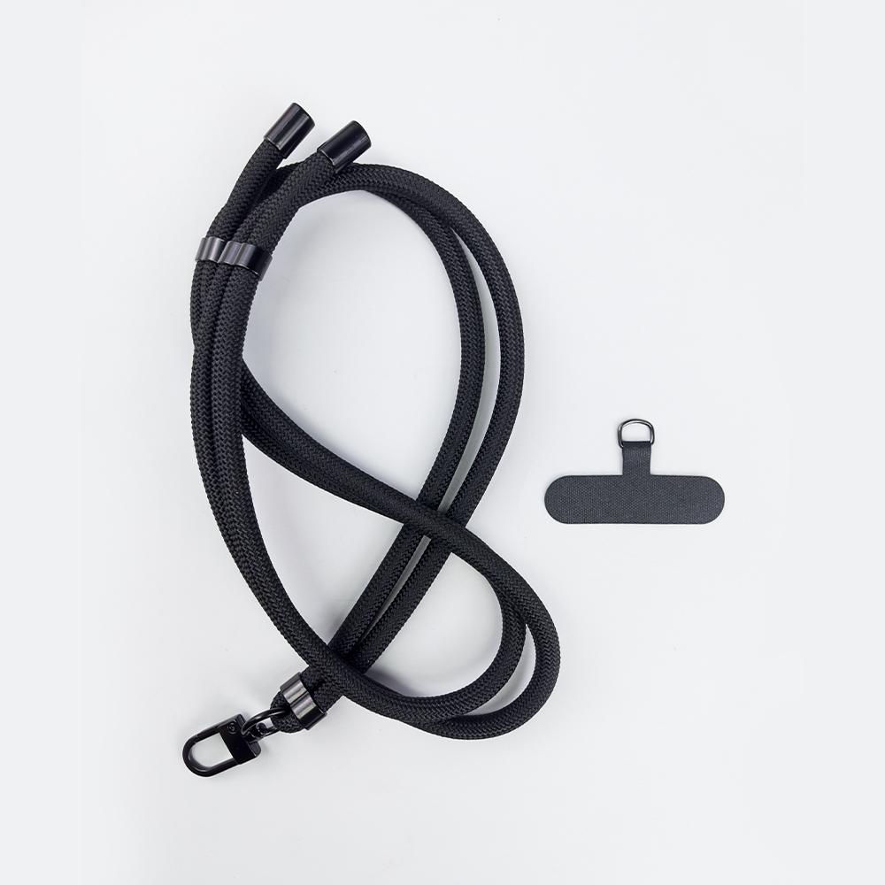 

New Three-color Segment Dyeing Can Be Slanted Adjustable Mobile Phone Lanyard Complimentary 2 Mobile Phone Crossbody Rope Polyester / Nylon