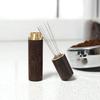 6-Needle Espresso Distribution Tool – Coffee powder distributor, 0.4mm Pins to Break Up Clumps & Prevent Channeling, Wood Handle