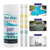 6-in-1-Poolwasser-Teststreifen: Chlor, pH, Alkalinität und Härte – 50 Streifen