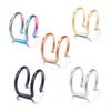 Hollow Creative Ear Nail Earring Colorful No Pierced Ear Invisible Earclips Clamp Fashion Women Jewelry