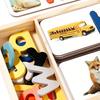 Wooden Toddlers Spelling Learning Toys for 2 3 4 5 Year Old Kids,Early Educational