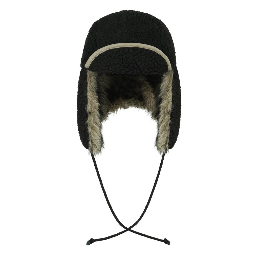 [Clape] Winter Aviator Hat with Ear Flaps – Windproof Pilot Cap for Men & Women, Warm Russian Trapper Hat for Ski, Cycling, Hiking, (Black, PL2503)